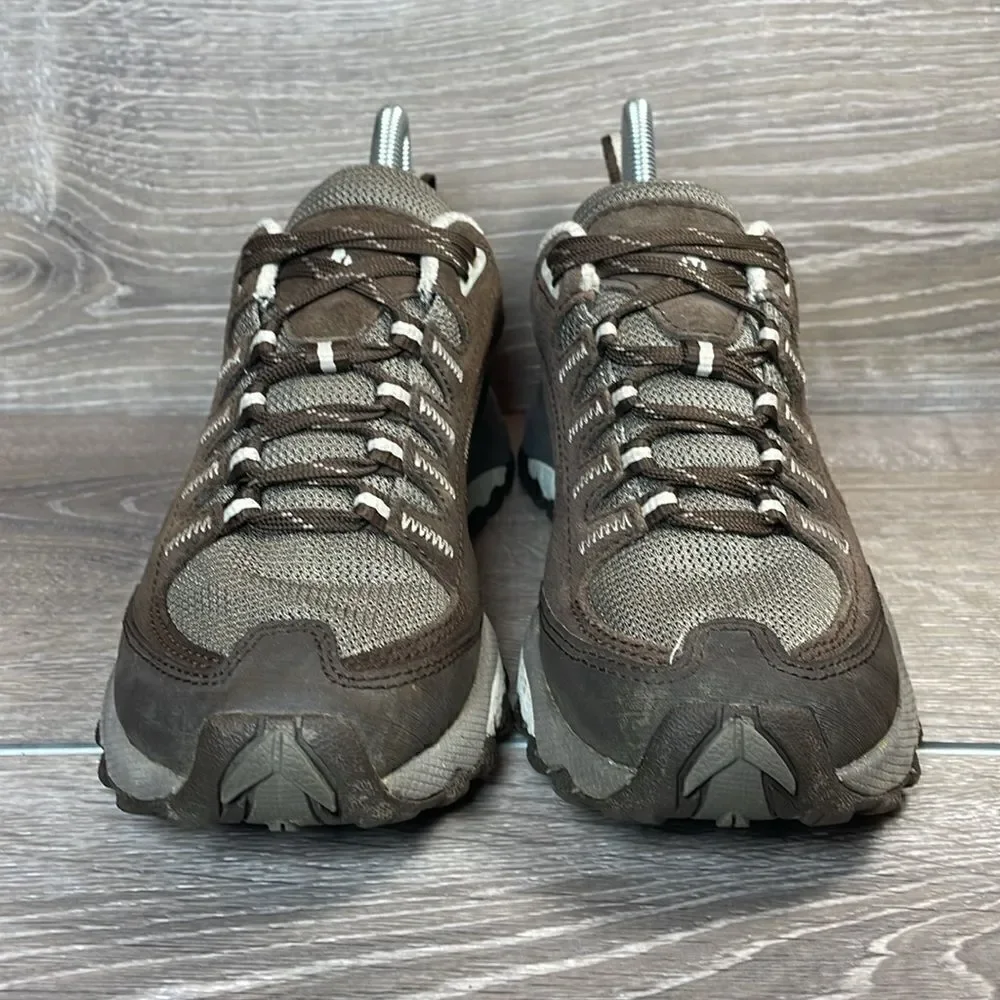 Vasque 7125 Brown Leather Women’s Sz 7M Low Top Lace Up Trail Hiking Shoe Boots
